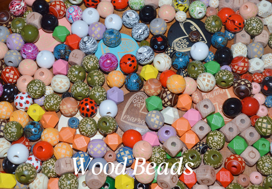 Wood Beads--Spoon