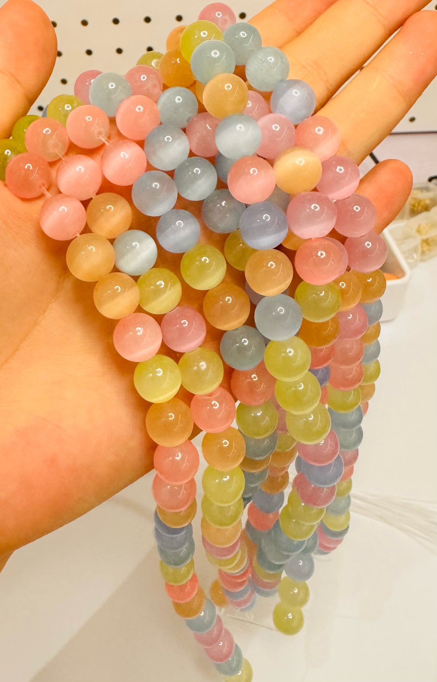 Cat eyes Beads--Spoon