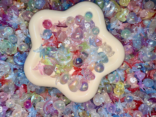 Luminous acrylic beads