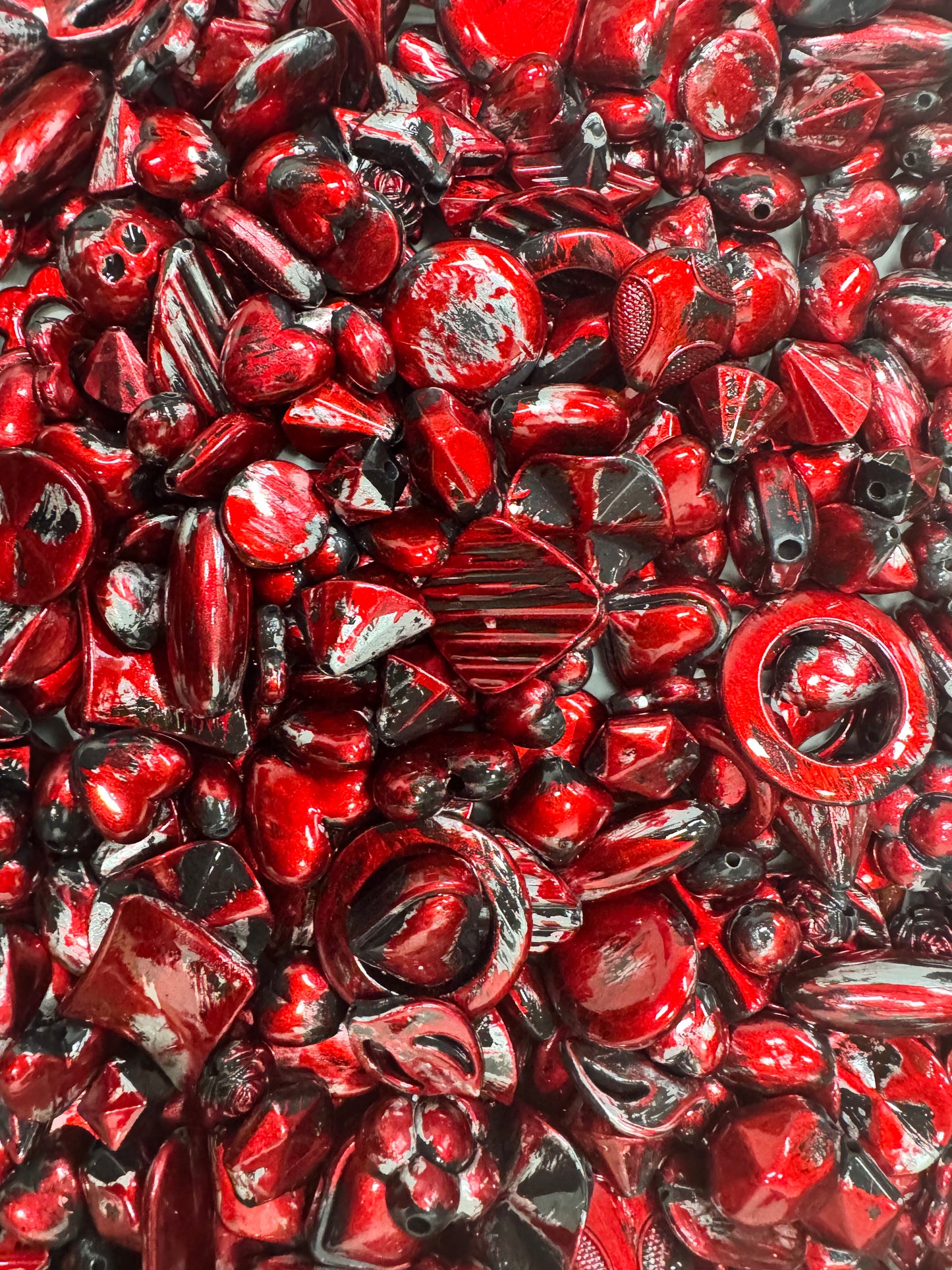 Retro red and yellow